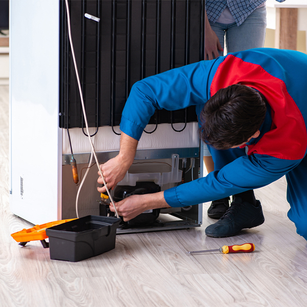 how much do you charge for refrigerator repair services in Milton IA